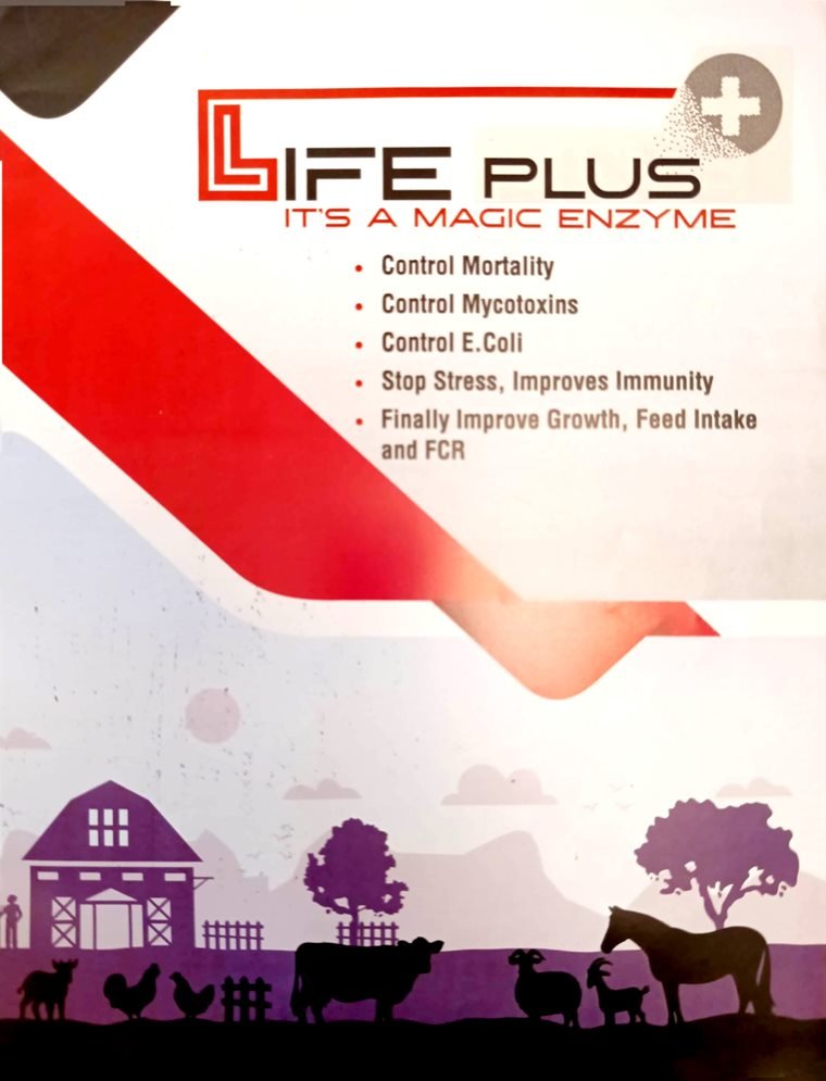 Life Plus enzyme additive, front label