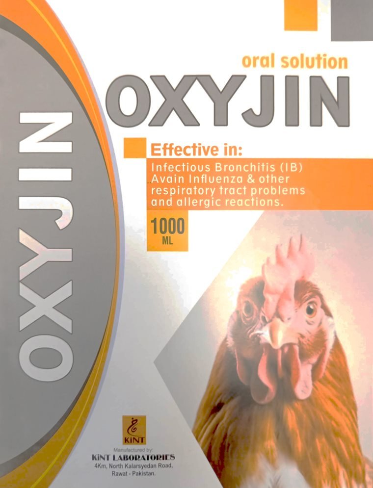 Oxyjin oral solution pack, front label